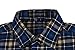XQS Men's Long Sleeve Plaid Flannel Shirt