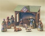 Jim Shore 10-Piece Miniature Nativity Set