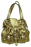51owj4NmtRL. SL160  Michael Kors Gold Large Shoulder Satchel