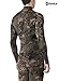 TSLA Men's Mock Long-Sleeved T-Shirt Cool Dry Compression Baselayer Top, Zero Basic(t11) - Camo Green, Medium.