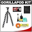 Joby GP1-00EN Gorillapod Flexible Tripod + Cameta DPS-01 Camera Care Package