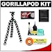 Joby GP1-00EN Gorillapod Flexible Tripod + Cameta DPS-01 Camera Care Package
