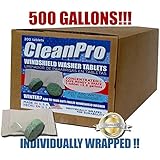 (200 tabs) CleanPro Windshield Washer and Bug Remover Tablets. Makes 500 Gallons! (FREE Shipping)