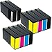 Inktoneram Remanufactured Ink Cartridges Replacement for 676XL (4x Black, 2x Cyan, 2x Magenta, 2x Yellow, 10-Pack)