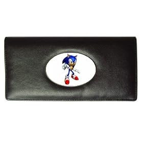 Long Wallet of Sonic the Hedgehog (Shadow the Hedgehog, Sega, Adventure, Shuffle, Blast, Triple Trouble, Drift, Unleashed, High Speed, Riders, Rivals, Rush, PS2, PS3, Dreamcast, XBox 360, Wii, PSP)