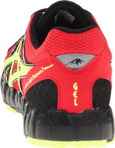 ASICS Men's GEL-Fujitrainer 2 Running Shoe,Red/Neon Yellow/Black,11 M US Review