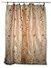 Gift for Mom-2 Organza Apricot Base with Red Bell Embroidered Sari Curtains Drapes Panel 92" Tabs