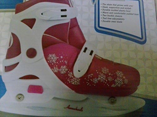 Aerowheels Youth Adjustable Ice Skates (Girls size 3-6)