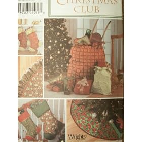 Simplicity Crafts Pattern 7044 Christmas Club - Holiday Decorating