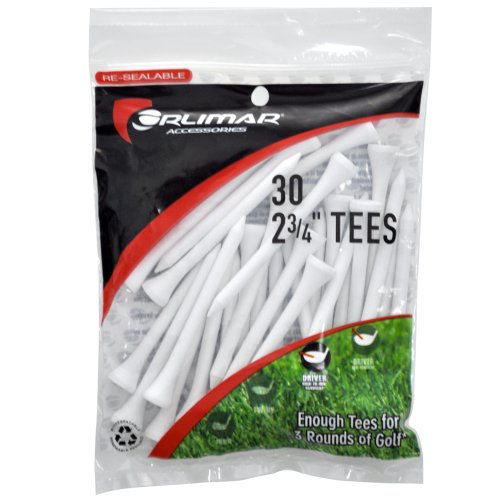 Orlimar 2 3/4-Inch Golf Tees - 30-Pack (White)
