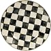 MacKenzie-Childs Enamel Dinner Plate-Courtly Check