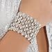 Stunning Rhinestone Bangle Cuff Bracelet Crystal Stones Day or Evening Wear Clubing