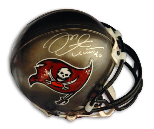 Mike Alstott Autgraphed Tampa Bay Buccaneers Mini Helmet Inscribed 