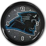 Carolina Panthers Wall Clock Black Great Unique Gift Idea