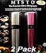 Misto The Gourment Olive Oil Sprayer 2-Pack Silver & Purple Misto The Gourment Olive Oil Sprayer 2-Pack Silver & Purple