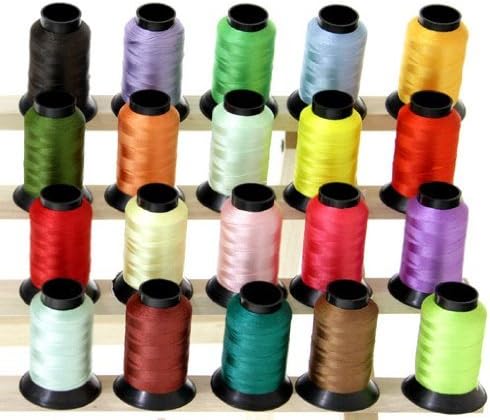 20 Spools FLOWERS Embroidery Machine Thread