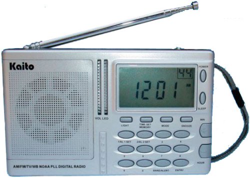 Kaito KA2031 AM/FM TV NOAA Wearther Radio with Alert & Sleep/Wake-up Timer