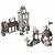 Mega Bloks Pirates of the Caribbean 1036 Collector Set Dead Man's Chest 230pc