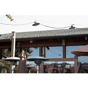 SL3507BLK European Cafe Commercial Quality String Lighting by