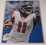 JULIO JONES SIGNED AUTOGRAPHED ATLANTA FALCONS 11x14 PHOTO COA