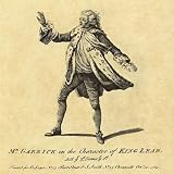 English copper engraver to 1769 (The actor Garrick as King Lear) Art Poster Print - 11x17