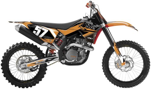 2007-2009 Ktm 250Sxf: 2009 Factory Effex Evo6 Graphics Ktm