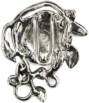 Hair Hook Rose - Silver Ponytail Holder