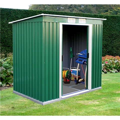 6FT x 4FT VALUE METAL PENT SHED (2.03m x 1.22m)