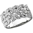 14K White Gold Diamond Ring - 2.00 Ct.
