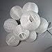 Oriental Lantern Outdoor Indoor String Lights 11 Feet Length 10 Lights, White