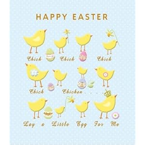 Pack of Five Easter Chick Cards