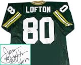 James Lofton Green Bay Packers Autographed Green Throwback Jersey with HOF 03 Inscription