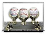 Golden Classic MLB Three Baseball Display Case