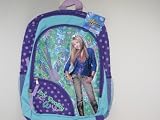 Disney Hannah Montana Star Quality School Backpack - Pink, Blue, & Purple with Multiple Compartments