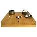 Go Board with Plastic Tubs and 7mm Thick Glass Stones