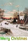 Night Of The Living Dead: 16X9 Widescreen TV.: Greeting Card: Merry Christmas