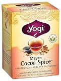 Yogi Mayan Cocoa Spice, Herbal Tea Supplement, 16-Count Tea Bags (Pack of 6)