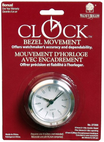 Walnut Hollow Arabic Bezel, Silver