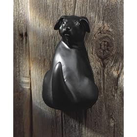 <b>Black Labrador Retriever Puppy Dog Lab home lodge cabin decor Utility Coat Hook</b>
