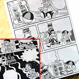 名場面にメッセージを書こう★コミックスメモ(怪物くん B柄)