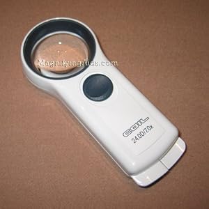 7X COIL Illuminated Pocket Magnifier 1.75 Inch Lens
