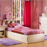 South Shore Crystal Bedroom Series Crystal Twin Mates Bed