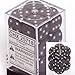 d6 16mm 12 Dice Set Speckled Ninja CHX25718
