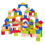 Eigenschaften woody / 100 BAUSTEINE STEINE HOLZ HOLZBAUSTEINE BAUKLÖTZE bunt