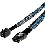 CableCreation Internal Mini SAS HD Cable, Mini SAS SFF-8643 to Mini SAS 36Pin SFF-8087 Cable, Mini SAS 36Pin to SFF-8643 Cable, 0.5M