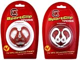 South Carolina Gamecocks SportClip Headphones with Wind-Up Storage Case