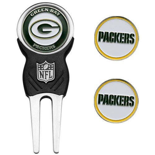 Green Bay Packers NFL Divot Tool & Ball Marker Set