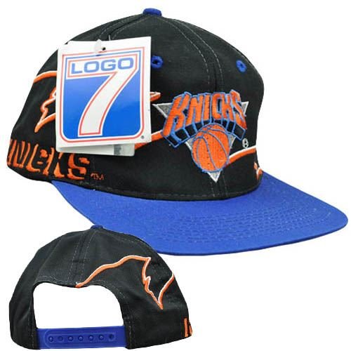 NBA New York Knicks Vintage Retro Flat Bill Green Underbrim Snapback Hat Cap
