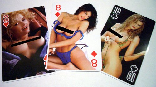 Deck of Nude Models - 54 Plastic Coated Playing Cards
