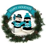 Florida Marlins 20'' Team Snowman Wreath